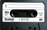 Compact Cassette: 3M Scotch - Classic 90