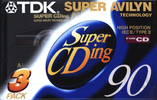 3 pack: TDK  - Super CDing 90