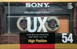 Compact Cassette: Sony  - UX 54