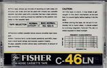 Compact Cassette:  Fisher - LN 46