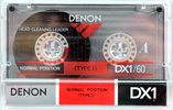 Compact Cassette: Nippon Columbia / Denon Denon - DX1 60