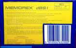 Compact Cassette: Memorex  - dBS I 90