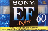 Compact Cassette: Sony  - Super EF 60