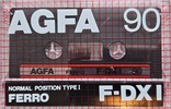 Compact Cassette: AGFA  - F-DX I 90