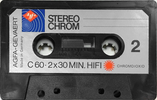 Compact Cassette: AGFA  - Stereochrom 60