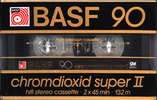 Compact Cassette: BASF  - Chromdioxid Super II 90