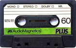 Compact Cassette:  Audio Magnetics - Plus 60