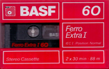 Compact Cassette: BASF  - Ferro Extra I 60