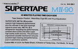 Compact Cassette: Unknown SUPERTAPE - MIV 90