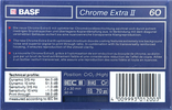 Compact Cassette: BASF  - Chrome Extra II 60