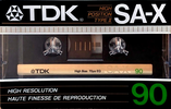 Compact Cassette: TDK  - SA-X 90