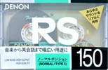 Compact Cassette Denon RS 150 "RS150W" Type I Normal 1991 Japan