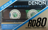 Compact Cassette: Nippon Columbia / Denon Denon - RD 80