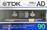 Compact Cassette: TDK  - AD 90