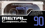 Compact Cassette: Maxell / Hitachi Maxell - Metal Capsule 90