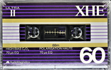 Compact Cassette:  Audio Magnetics - XHE Ultra II 60