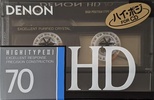 Compact Cassette Denon HD 70 "HD70P" Type II Chrome 1989 Japan