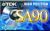 Compact Cassette: TDK  - SA 90