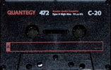 Compact Cassette:  Quantegy - Professional Studio 20