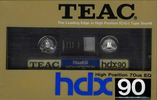 Compact Cassette: Taiyo Yuden Teac - HDX 90