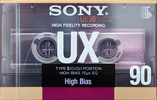 Compact Cassette: Sony  - UX 90