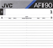 Compact Cassette:  JVC - AFII 90