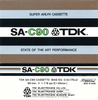 Compact Cassette: TDK  - SA 90