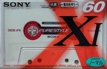 Compact Cassette Sony XI 60 "Purestyle C-60X1D" Type I Normal 1997 Japan