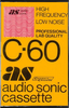 Compact Cassette: Unknown Audio Sonic -  60