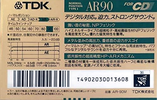 Compact Cassette: TDK  - AR 90