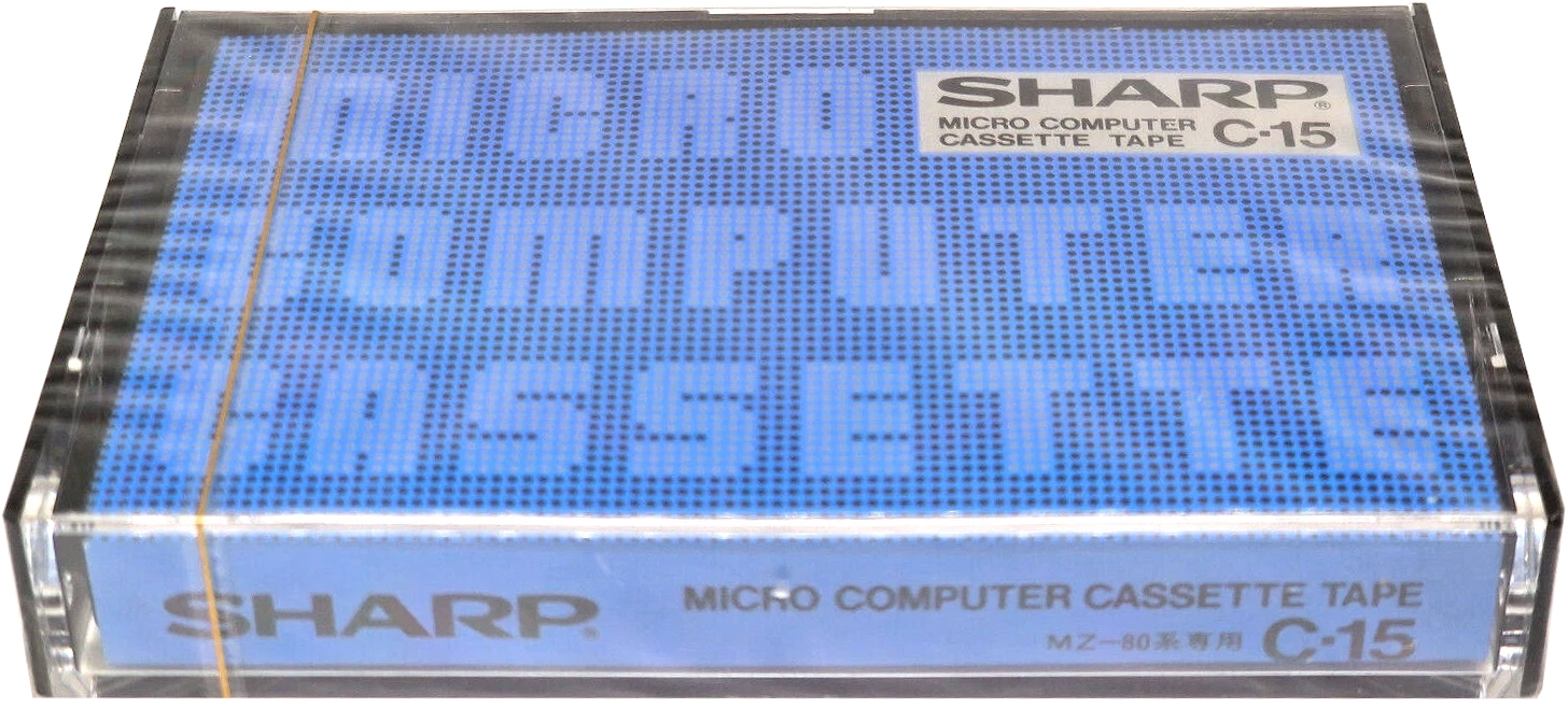 Compact Cassette Sharp 15 "MZ-80" Computer Cassette 1979 Japan