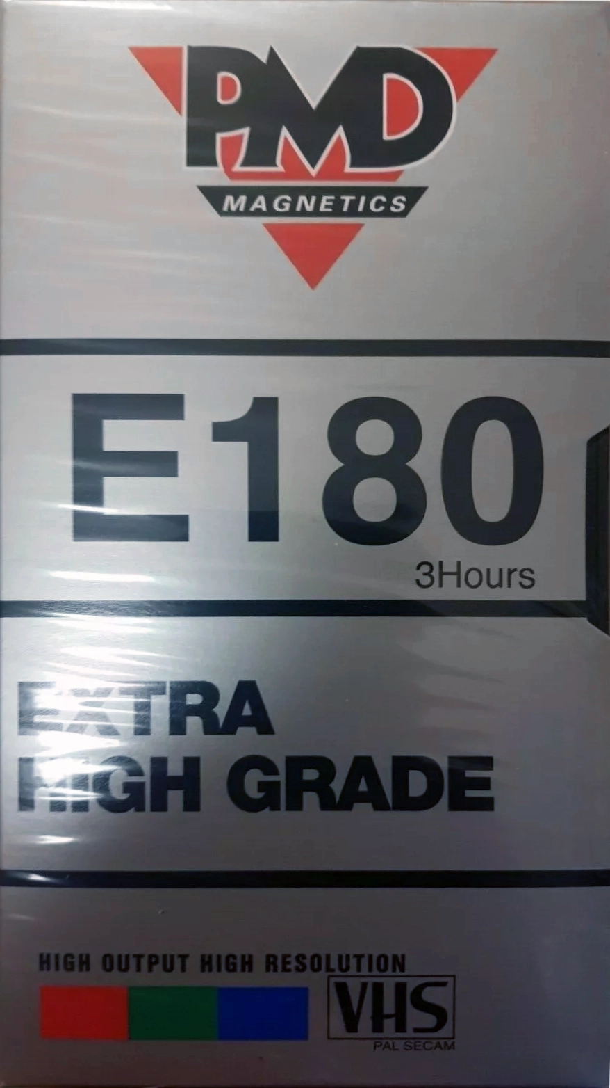 VHS, Video Home System PMD 180 Type I Normal 1993 UK