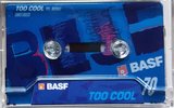 Compact Cassette BASF 70 "Too Cool BLUE" Type I Normal Germany