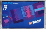 Compact Cassette BASF 70 "Too Cool BLUE" Type I Normal Germany