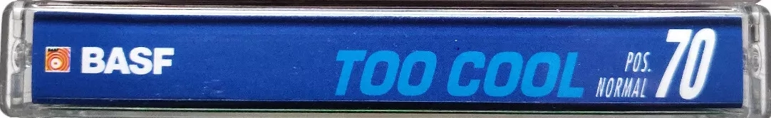 Compact Cassette BASF 70 "Too Cool BLUE" Type I Normal Germany