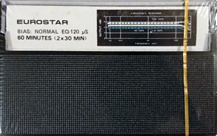 Compact Cassette Eurostar 60 "MS 400" Type I Normal Unknown Country