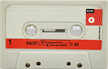 Compact Cassette BASF 30 Type I Normal 1969 Germany
