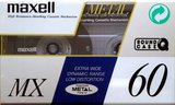 Compact Cassette Maxell MX 60 Type IV Metal 1995 Europe
