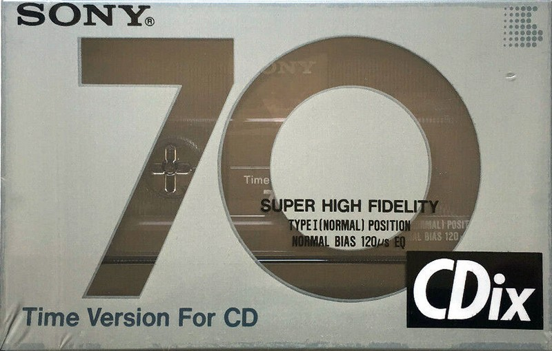 Compact Cassette: Sony  - CDix 70