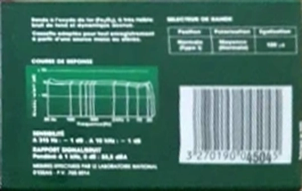 Compact Cassette Carrefour X-FE I 60 Type I Normal France