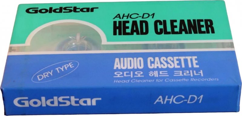 Compact Cassette Goldstar "AHC-D1" Cleaning Cassette South Korea