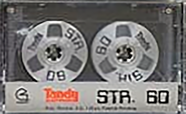 Compact Cassette Tandy 60 "STR" Type I Normal USA