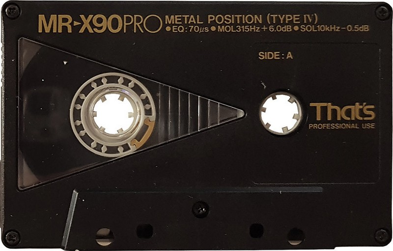 Compact Cassette Thats MR-X Pro 90 Type IV Metal 1987 Europe