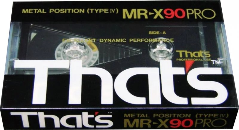 Compact Cassette: Taiyo Yuden Thats - MR-X Pro 90