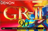 Compact Cassette Denon GR-II 90 "GR-2 90W" Type II Chrome 1995 Japan