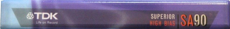 Compact Cassette TDK SA 90 Type II Chrome 2008 North America