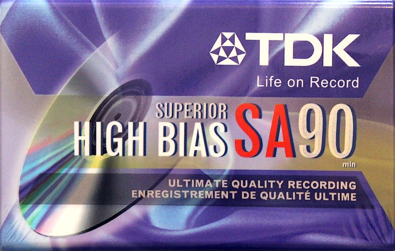 Compact Cassette TDK SA 90 Type II Chrome 2008 North America