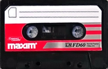 Compact Cassette Maxim FD 60 Type I Normal 1984 UK