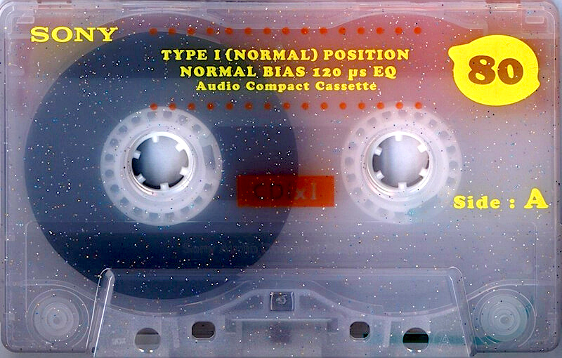 Compact Cassette Sony CDix I 80 "C-80CDX1G" Type I Normal 1999 Japan