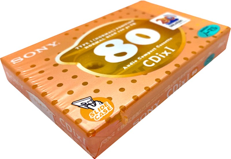 Compact Cassette Sony CDix I 80 "C-80CDX1G" Type I Normal 1999 Japan